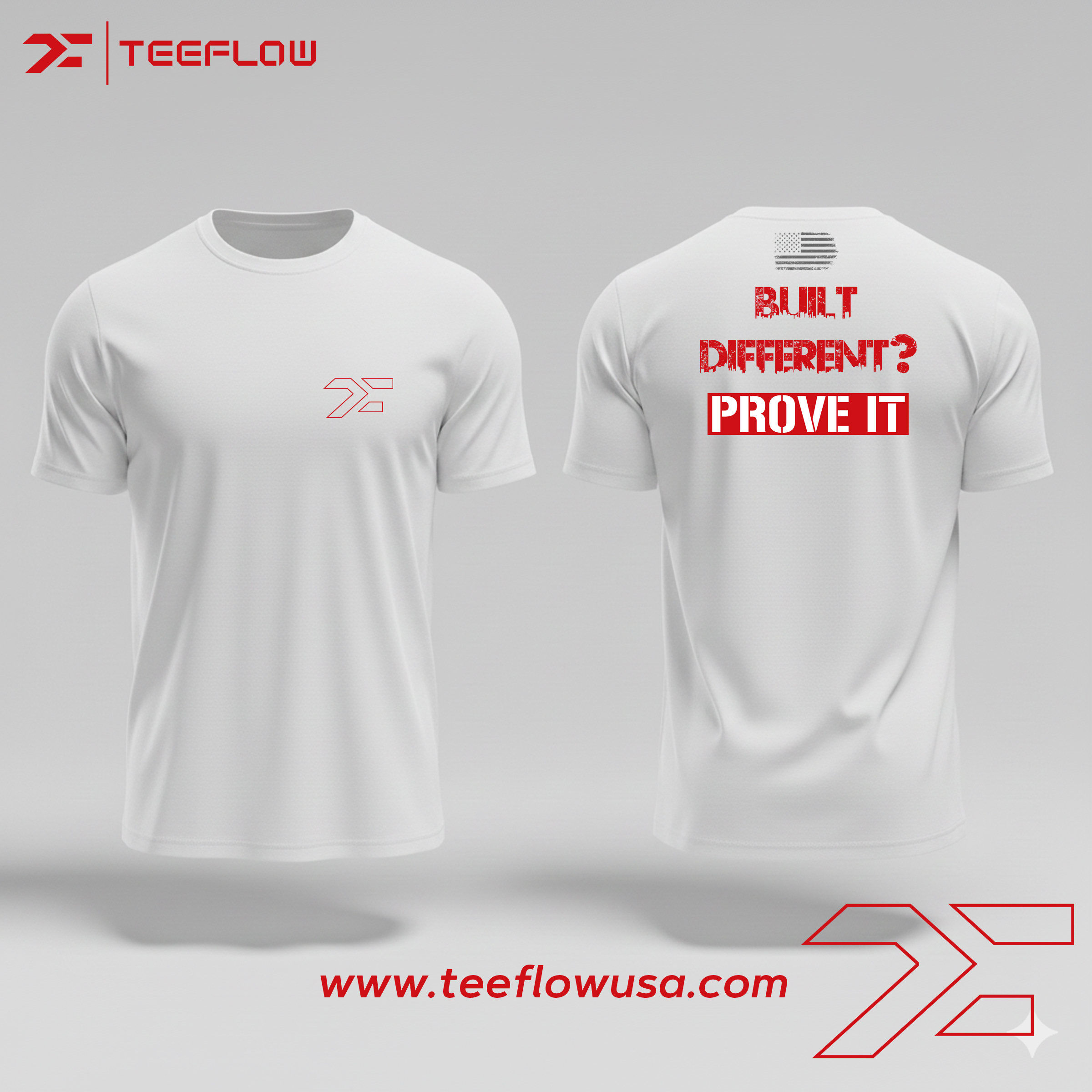 Built Different? Prove It Gym T-Shirt | Motivational Fitness Apparel Unisex Tee 1 Built Different? Prove It