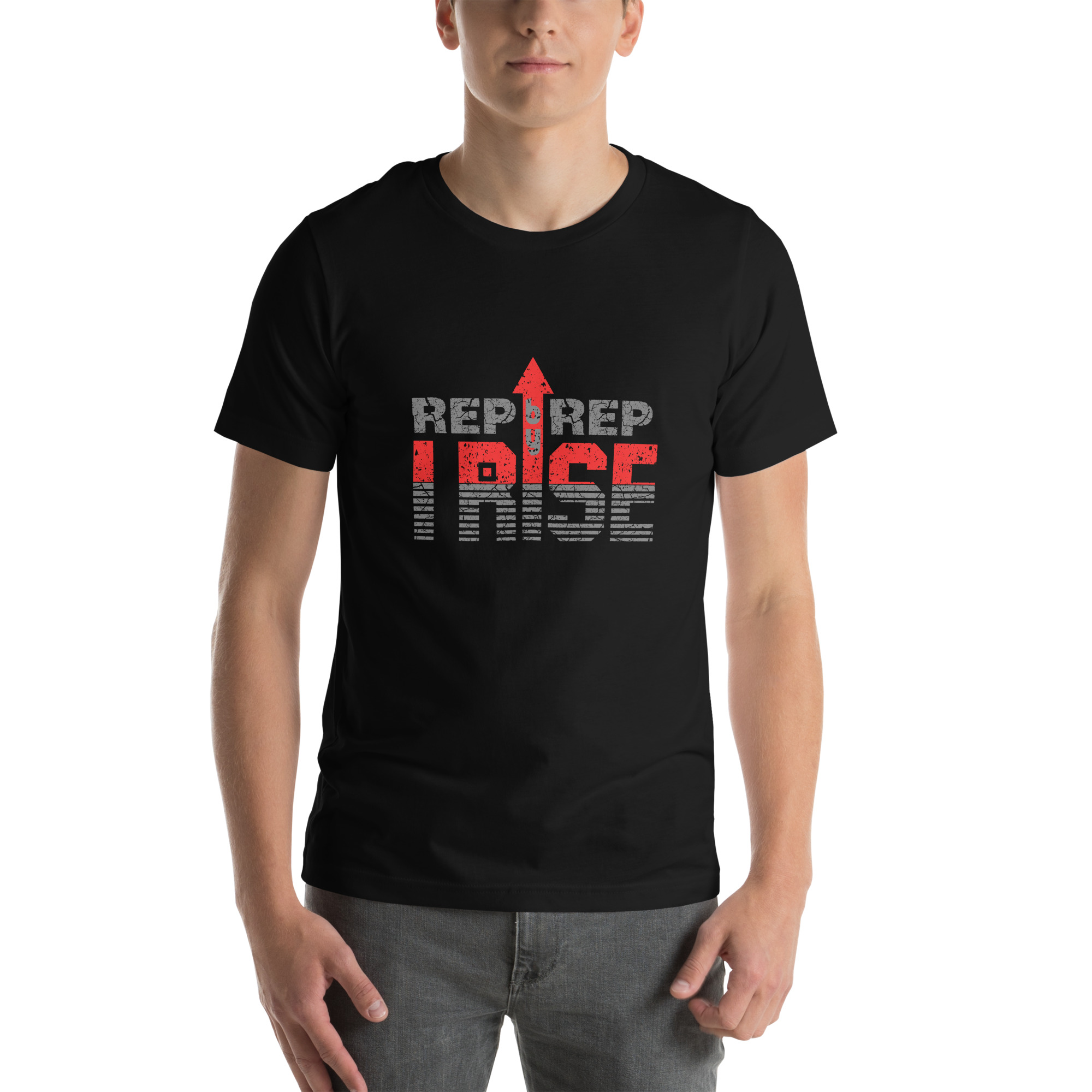 Rep by Rep I Rise Gym Shirt – Discipline Meets Strength Unisex t-shirt 2 Rep by Rep I Rise Gym Shirt – Discipline Meets Strength Unisex t-shirt - Image 2