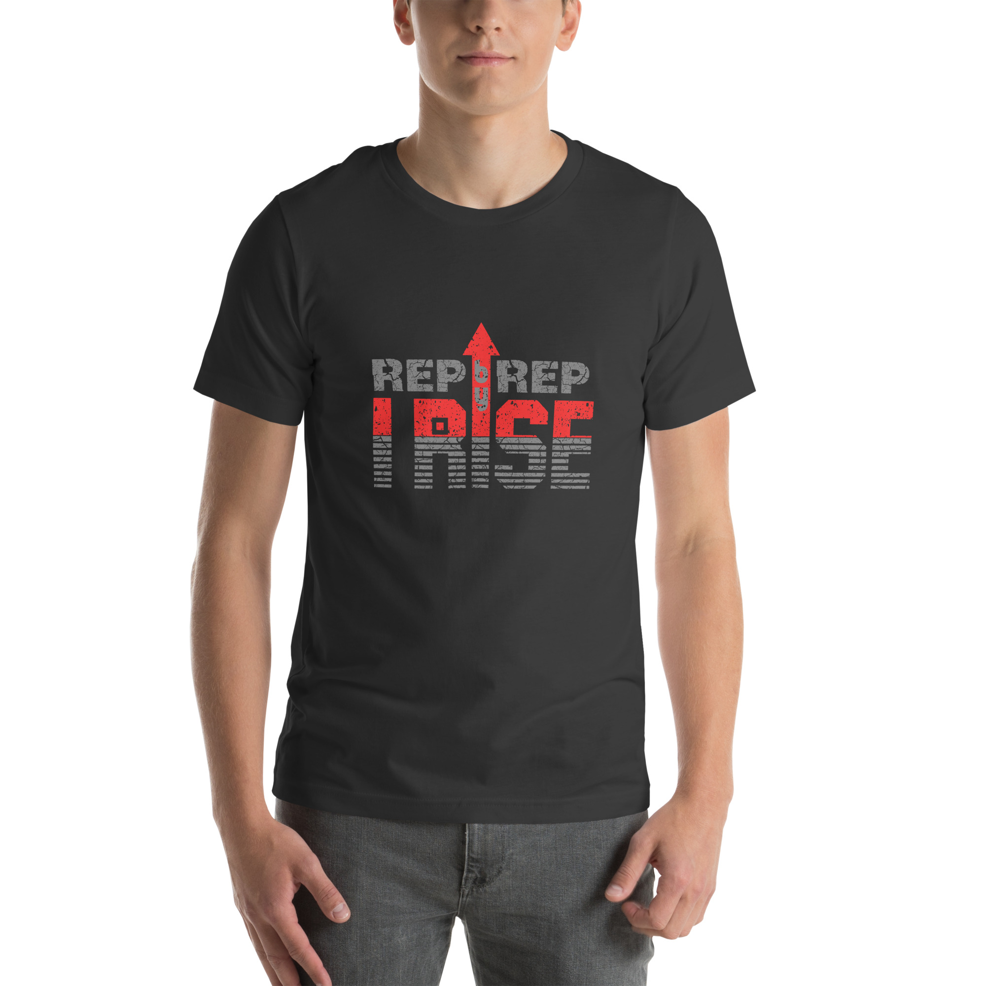 Rep by Rep I Rise Gym Shirt – Discipline Meets Strength Unisex t-shirt 3 Rep by Rep I Rise Gym Shirt – Discipline Meets Strength Unisex t-shirt - Image 3