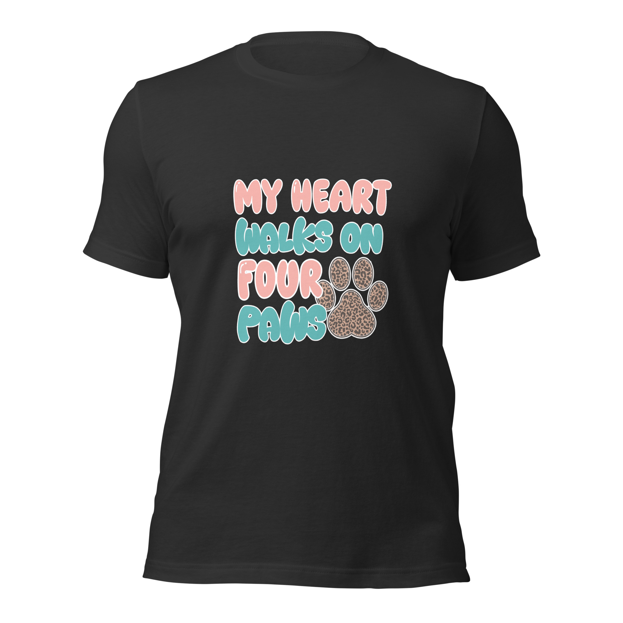 My Heart Walks on Four Paws Dog Lover T-Shirt Unisex t-shirt 3 My Heart Walks on Four Paws Dog Lover T-Shirt Unisex t-shirt - Image 3