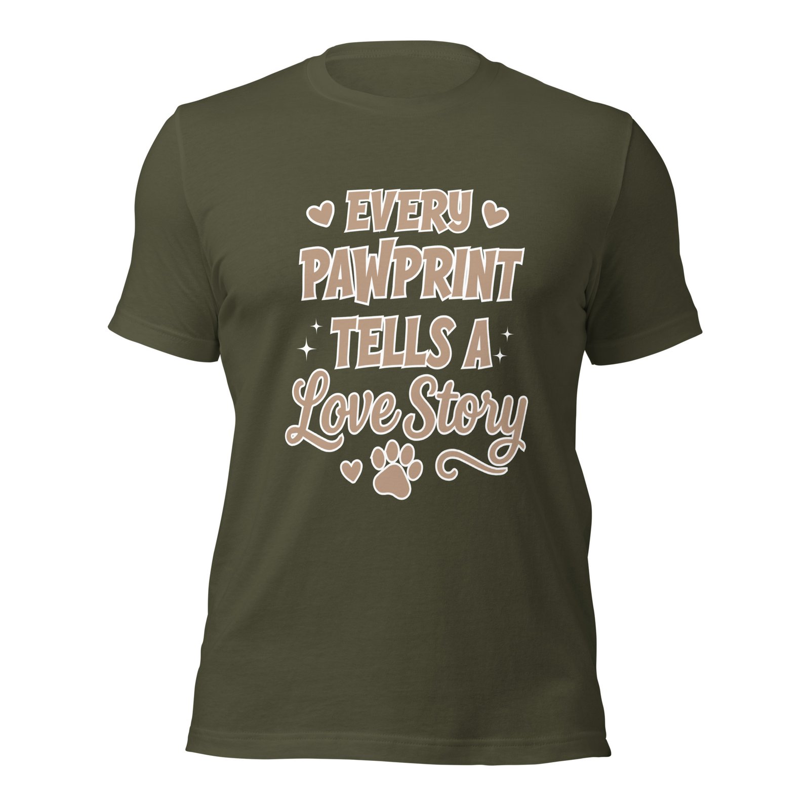 Every Pawprint Tells a Love Story Dog Lover T-Shirt Unisex t-shirt 6 Every Pawprint Tells a Love Story Dog Lover T-Shirt Unisex t-shirt - Image 6