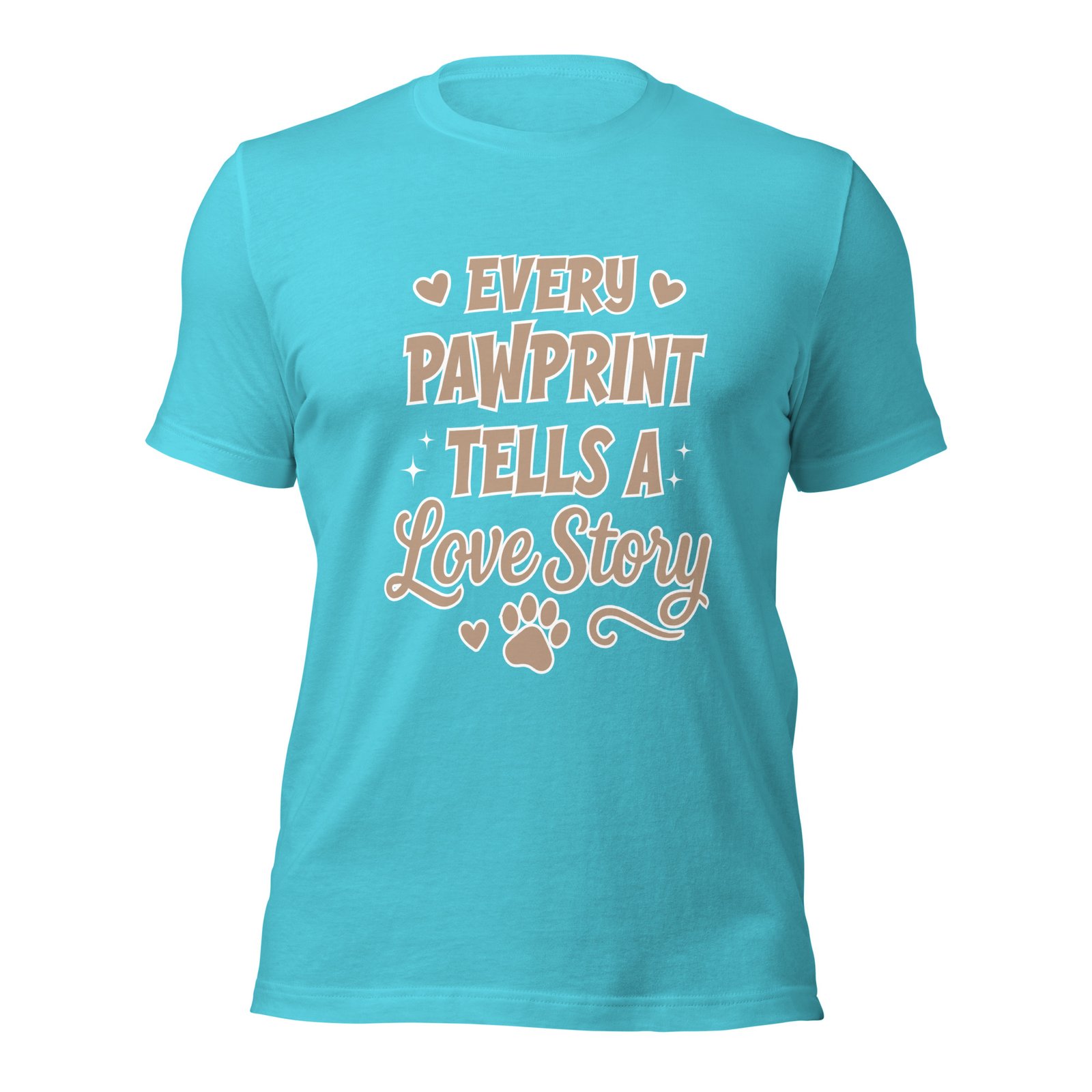 Every Pawprint Tells a Love Story Dog Lover T-Shirt Unisex t-shirt 8 Every Pawprint Tells a Love Story Dog Lover T-Shirt Unisex t-shirt - Image 8