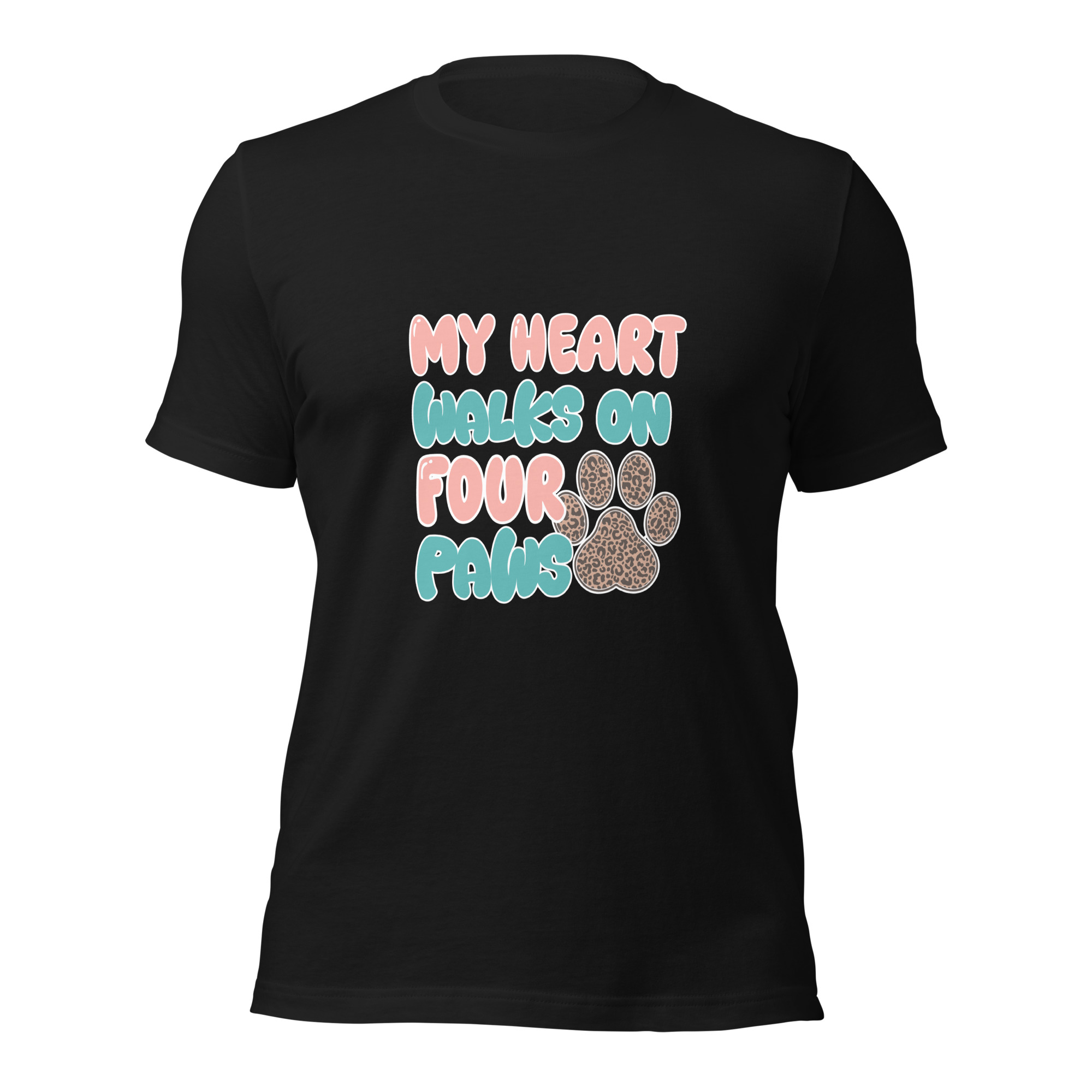 My Heart Walks on Four Paws Dog Lover T-Shirt Unisex t-shirt 2 My Heart Walks on Four Paws Dog Lover T-Shirt Unisex t-shirt - Image 2