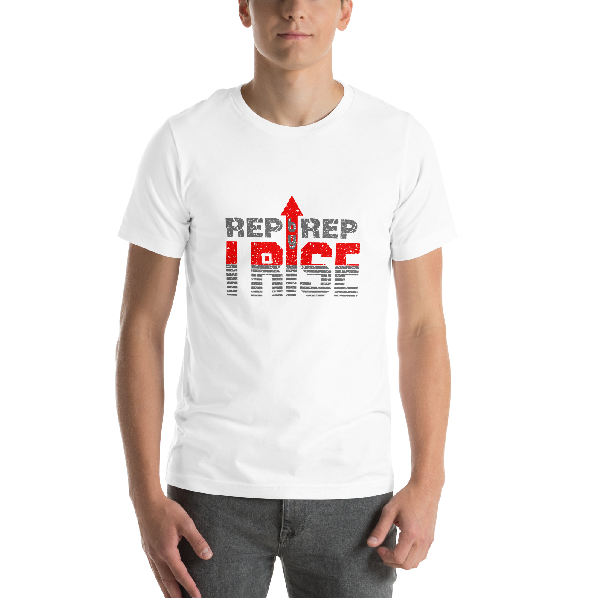 Rep by Rep I Rise Gym Shirt – Discipline Meets Strength Unisex t-shirt 1 Rep by Rep I Rise Gym Shirt – Discipline Meets Strength Unisex t-shirt