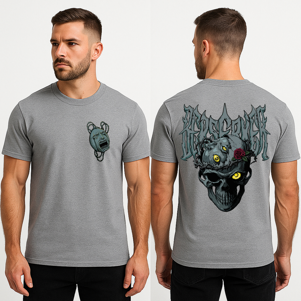 Berserk Dark Skull T-Shirt – Aggressive Gym & Streetwear Graphic Tee 3 Berserk Dark Skull T-Shirt – Aggressive Gym & Streetwear Graphic Tee - Image 3