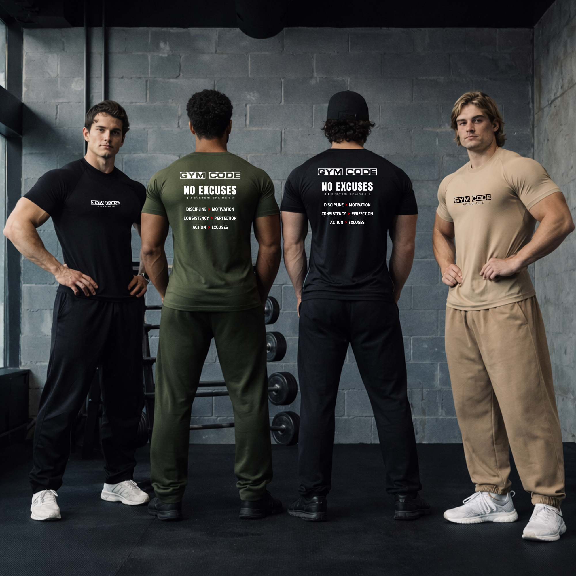 GYM CODE No Excuses Workout Shirt for Men – 2026 Powerful Motivational Gym T-Shirt 7 GYM CODE No Excuses Workout Shirt for Men – 2026 Powerful Motivational Gym T-Shirt - Image 7